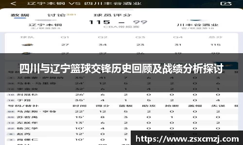 四川与辽宁篮球交锋历史回顾及战绩分析探讨